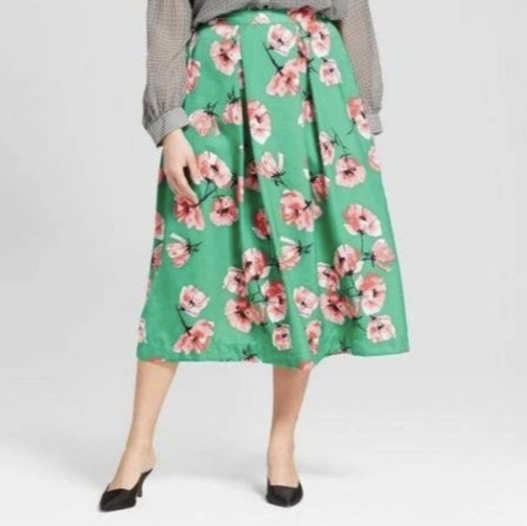 Who What Wear Dresses & Skirts - Who What Wear Floral Midi Skirt